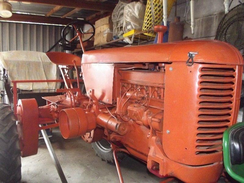 Vintage tractors and farm equipment