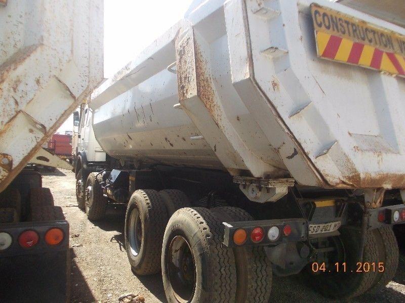 m/benz twinsteer tipper for sale