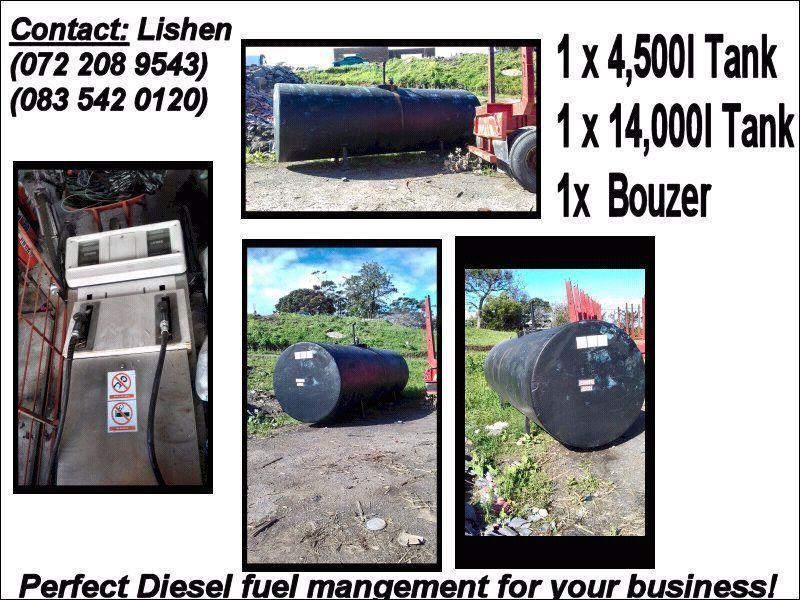 Diesel tanks and diesel pump