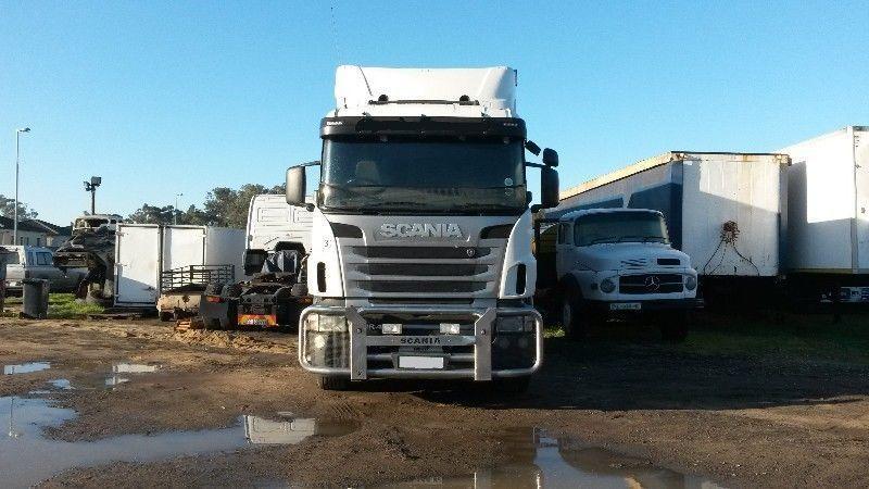 2011 SCANIA R470 WITH A 6 x 12 TAUTLINER SUPER LINK TRAILER