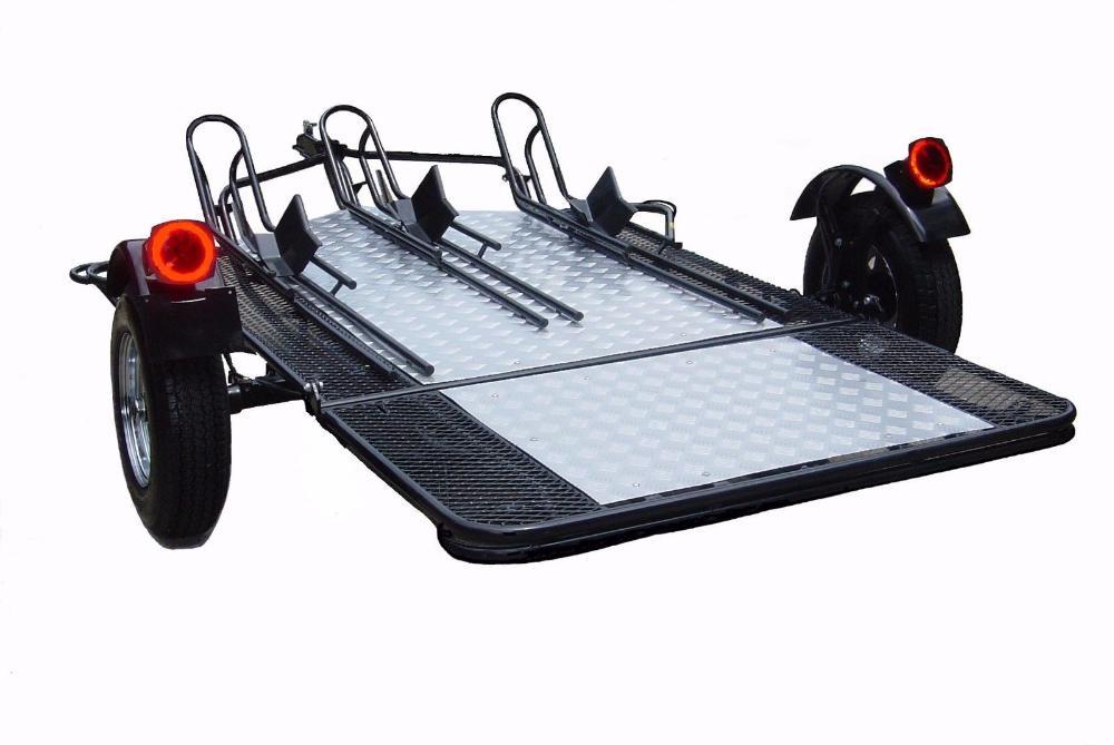 Motorcycle-Cargo-Trailer-Single-2-or-3-Rail for sale with delivery