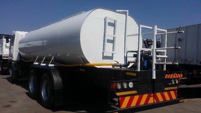 WE ARE SPECIALISED IN BRAND NEW WATER TANKERS ALL SIZES CALL US TODAY # 0815931686 & GET A GOOD DEAL