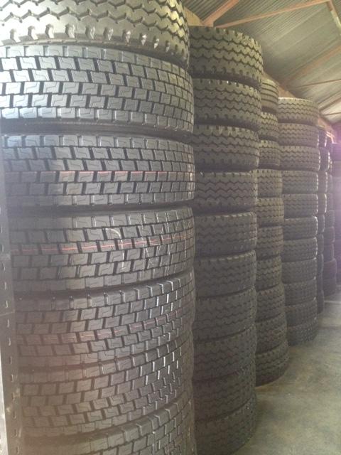We do retreading of truck tyres(R1350)
