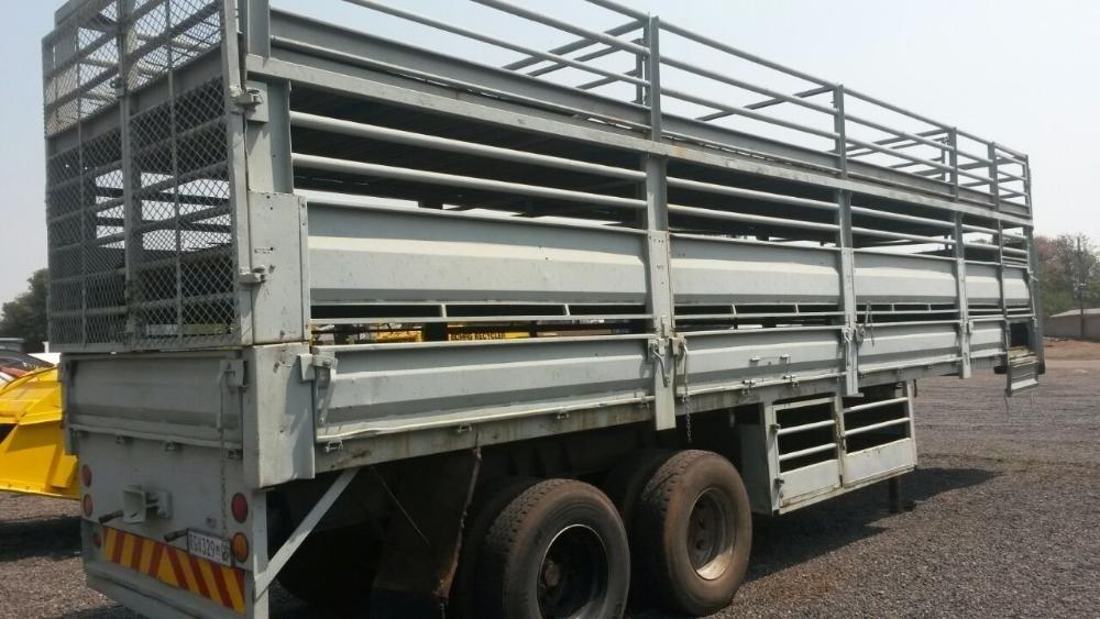 Double axle trailer, pigs, sheep or goats