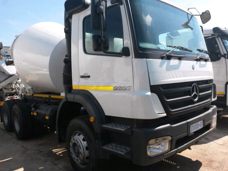 →2006 Mercedes benz Axor 26:28 6cube mixer for sale