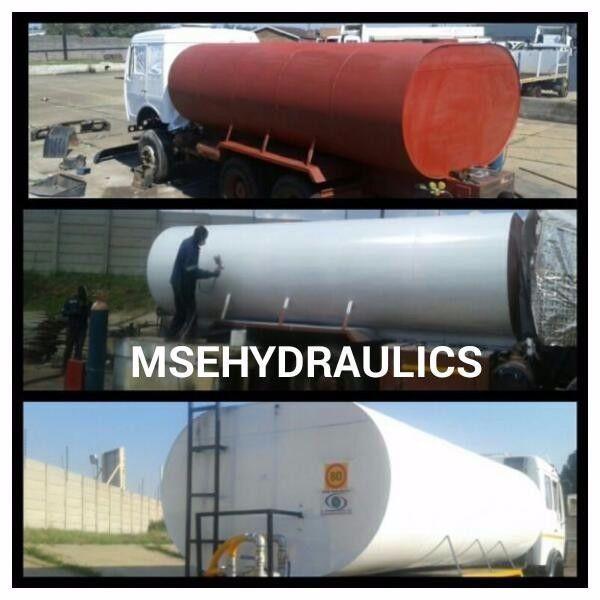 WE MANUFACTURE AND REFURBISH WATER TANKER'S AND INSTALL BRAND NEW HYDRAULICS CAL MSE ON 0815931686