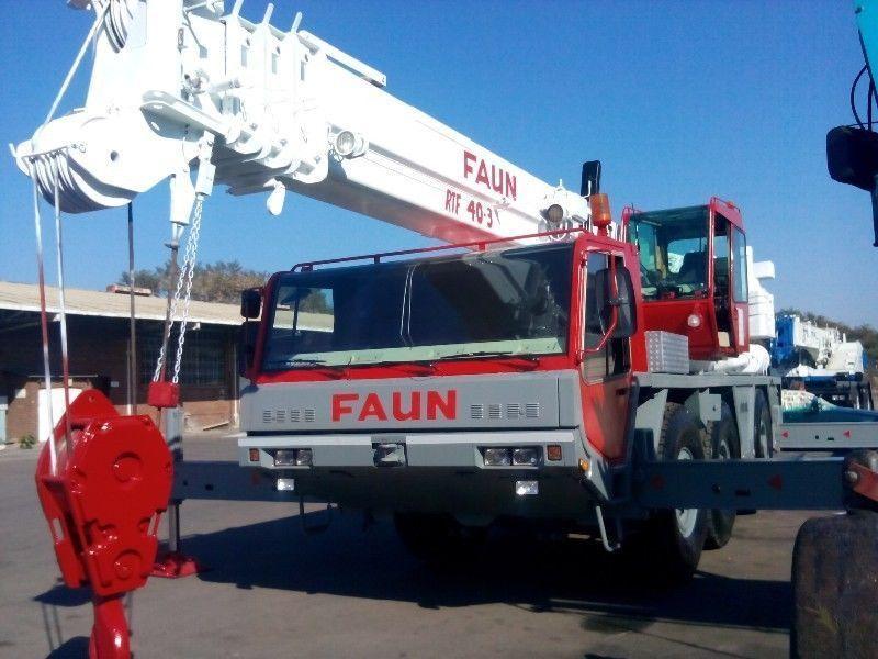 Tadano Faun RTF 40 ton crane for sale