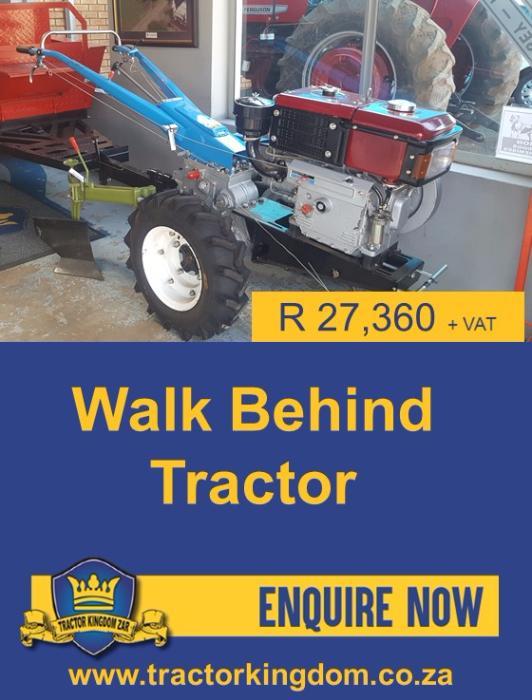 12hp Walk Behind Diesel Tractor With Accessories