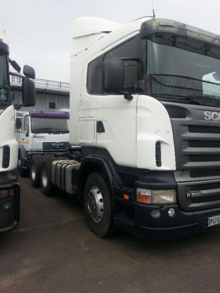 2010 model SCANIA R500 Ttrucks...neat clean trucks!