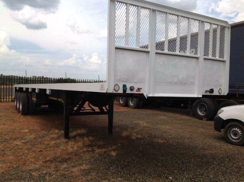 Afrit 14m tri axle flat deck trailer at a bargain price!