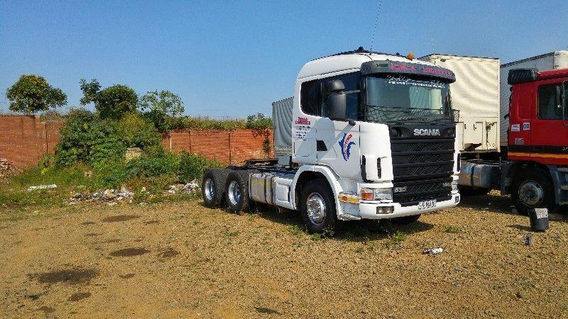 Scania truck and trailer combination