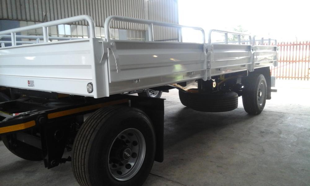 2 Axle Drawbar Trailer With Dropsides