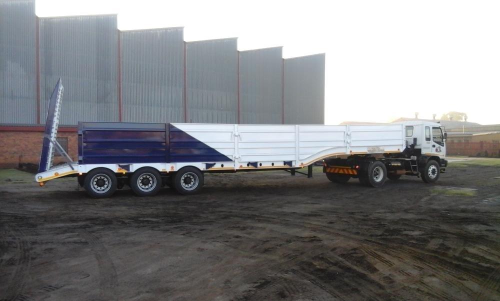 3 axle lowbed trailer