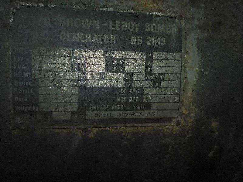 15kva 3cyl diesel generator