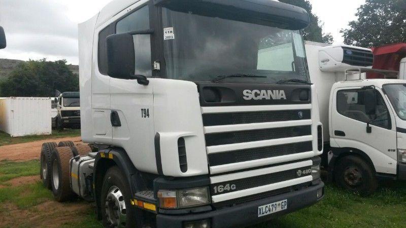 2003 Scania double diff, Scania 164G, 480 hp, U8, double diff