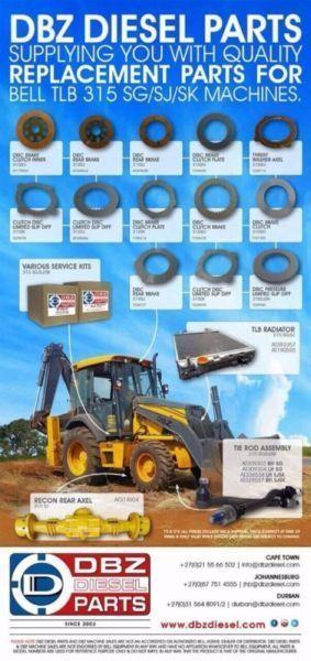 DBZ Diesel Parts- Supplying you with quality replacement parts for Bell TLB 315 SG/SJ/SK machines