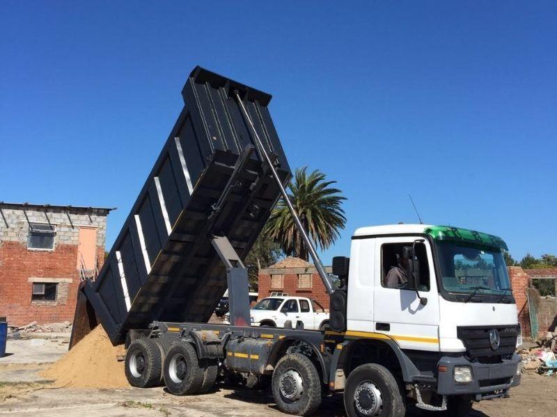 20 cube tipper truck available for hire