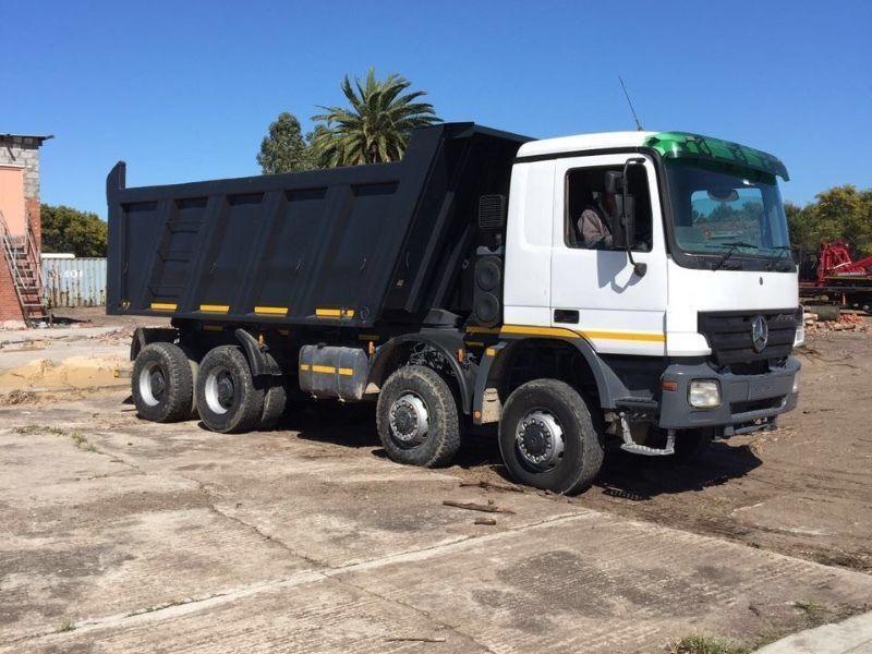 20 cube tipper truck available for hire