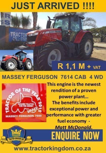 TRACTOR KINGDOM : MASSEY FERGUSON 7614 tractor