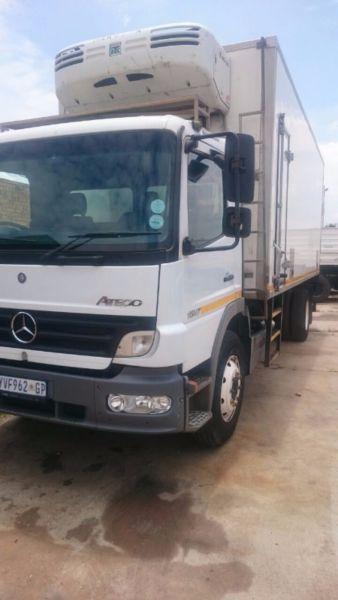 Ex Clover Mercedes-Benz Atego 8 ton fridge truck for sale