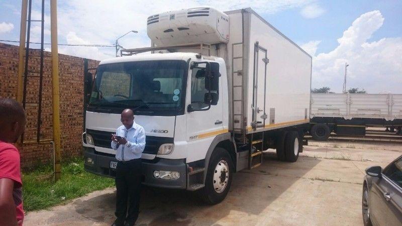 Ex Clover Mercedes-Benz Atego 8 ton fridge truck for sale