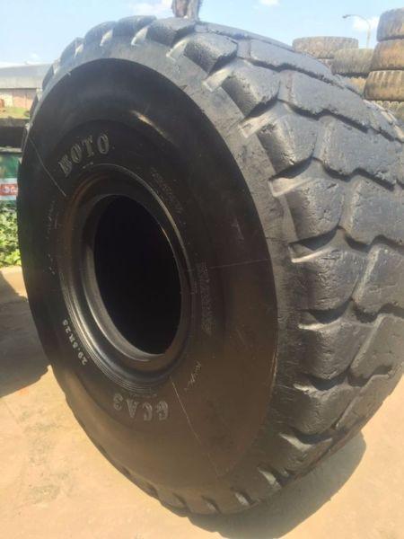 Used dumper tyres for sale 29.5R25 / Used OTR tyres for sale