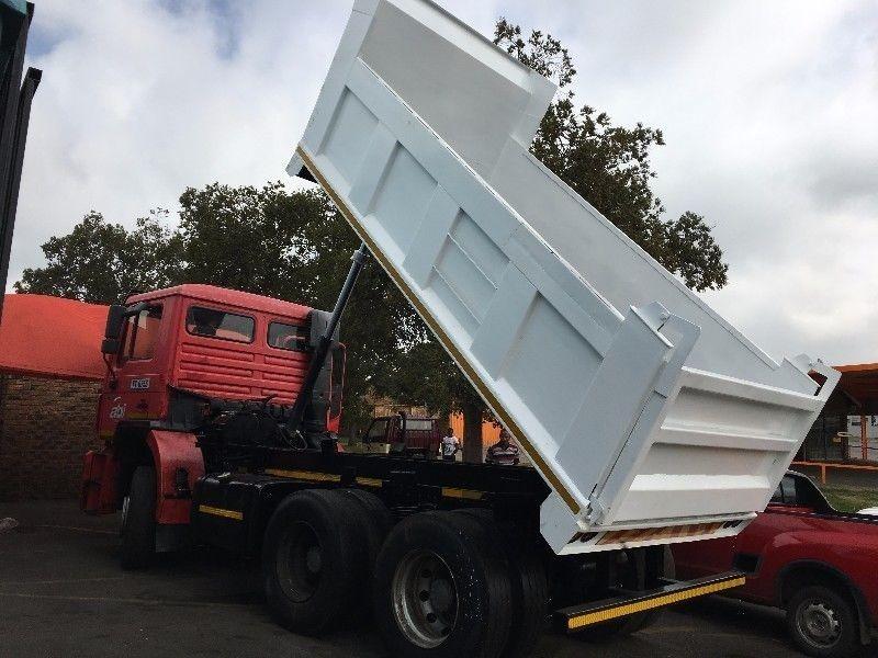WE MANUFACTURE ALL SIZES OF TIPPER BIN AND INSTALL FIT THEM ON TRUCKS