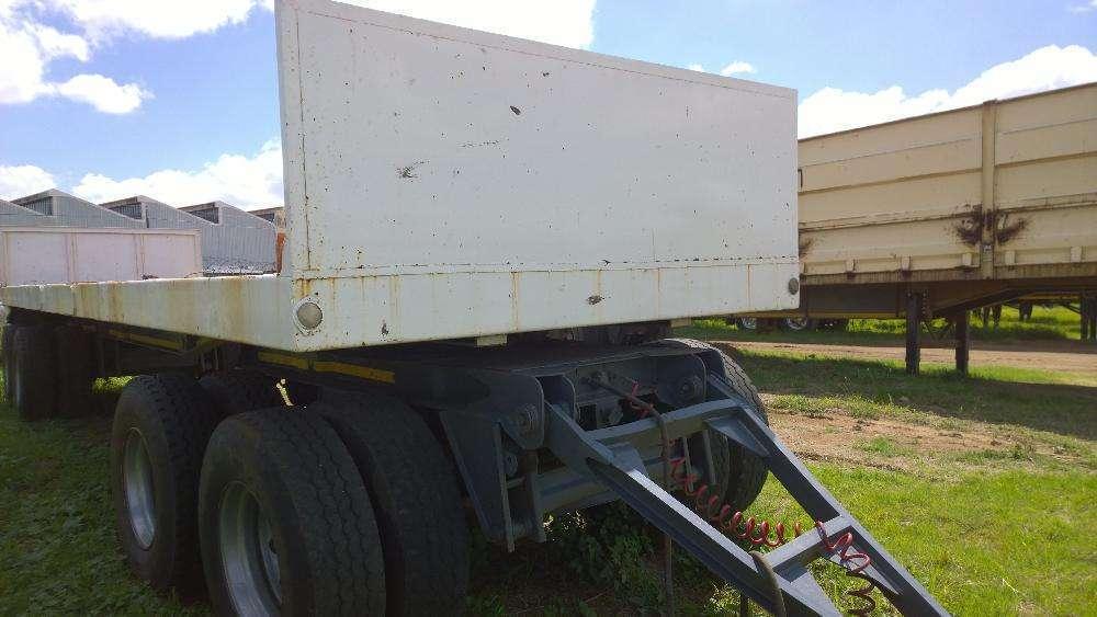 Great Buy! 2005 4 Axle 10m flatdeck drawbar trailer!