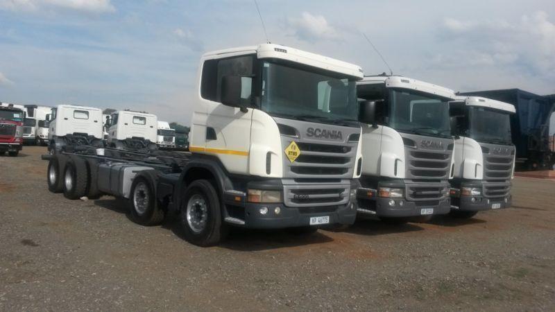 2010/13 SCANIA R500 TWINSTEER RIGID TRUCKS