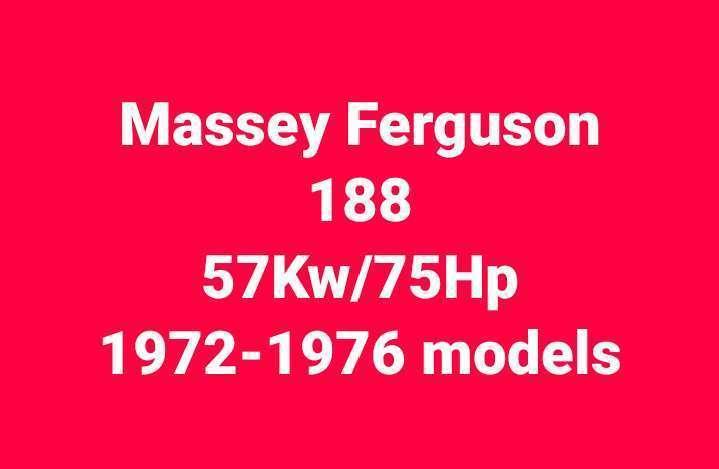 Second hand Massey Ferguson 188 tractor