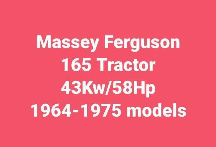 Used Massey Ferguson 165 tractor