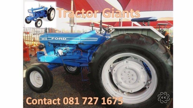 2wd Ford 6610 used Tractor