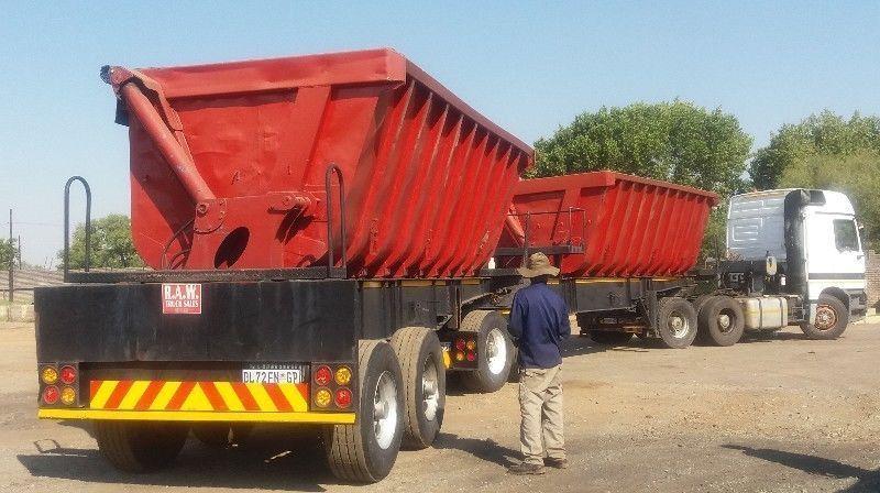 Genuine contract for side tipper truck and trailer