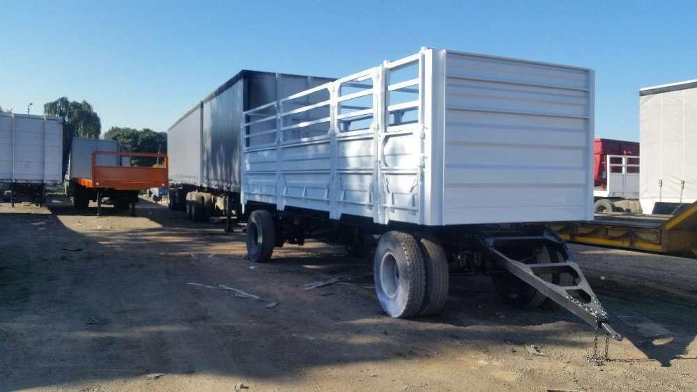 Drawbar cattle trailer