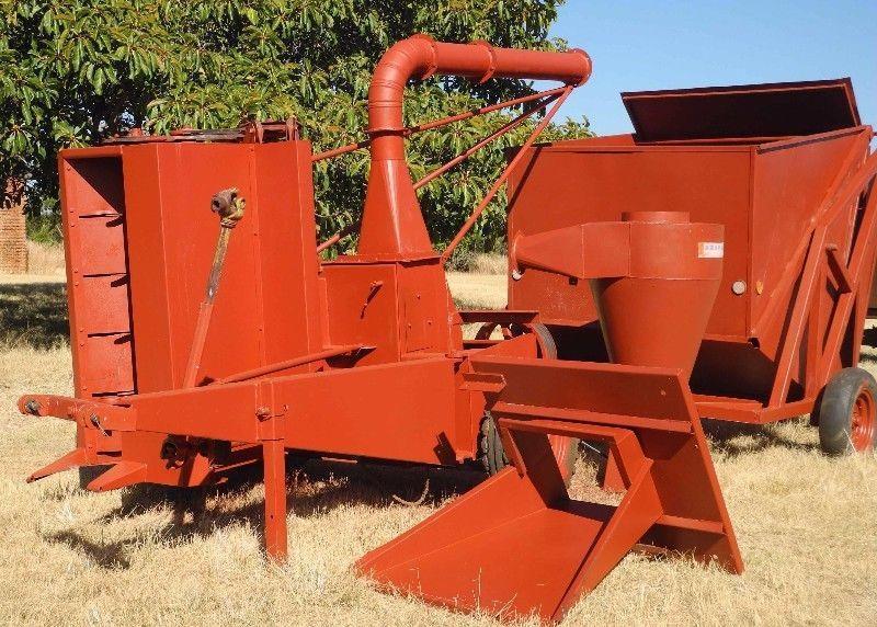 1982 Drotsky Forage harvester/hammer mill combination + trailer