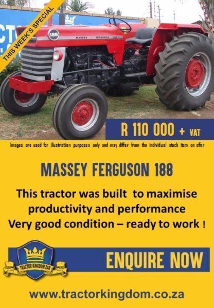 Massey Ferguson 188 Second Hand Tractor