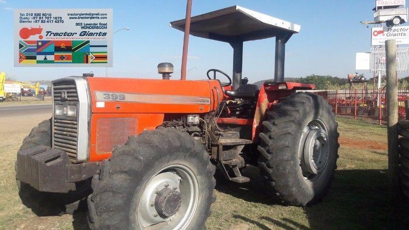 399 Massey Ferguson 4x4 second hand tractor