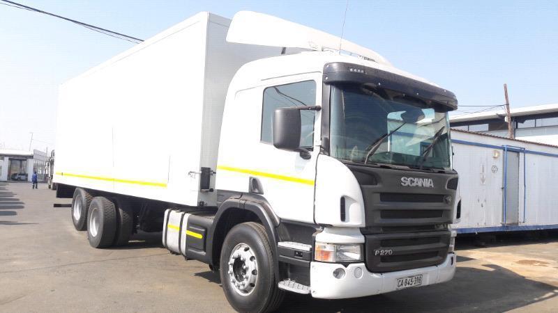 16 TON SCANIA P270 CLOSED BODY TRUCK