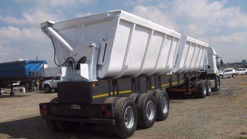 2007 Interlink side tipper trailers for sale