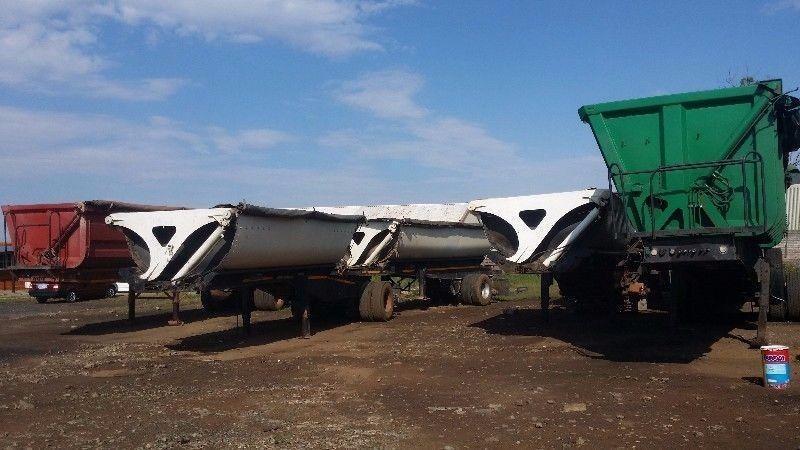 2007 Interlink side tipper trailers for sale