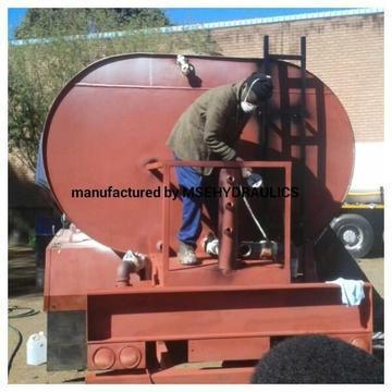 WATER TANKERS WITH FULL HYDRAULIC SYSTEMS MANUFACTURING AT LOWER PRICES