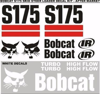Bobcat Skid Steer S185 decals stickers graphics sets