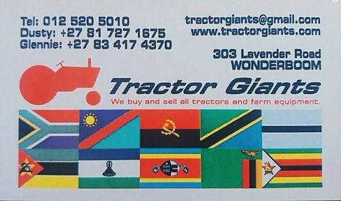 We buy Massey Ferguson Tractors