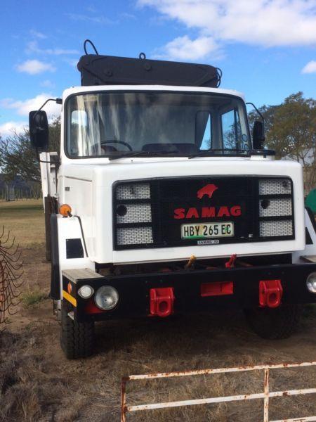 Samag crane truck