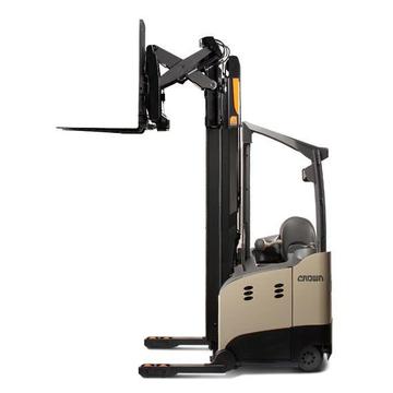 CROWN 2 TON STAND ON/SIT ON REACH TRUCK FOR SALE!