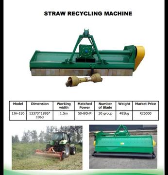 Straw Recycling Machine NEW