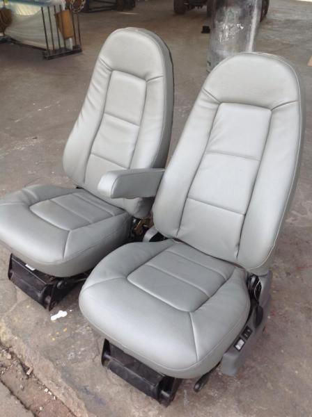 Truck Seats complete with air bag suspension and arm rests