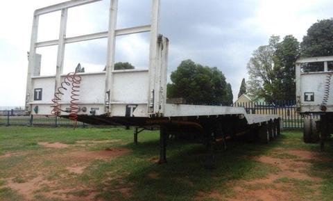 Used 2008 TOHF Tri Axle 34 Ton Stepdeck Lowbed Trailer for sale