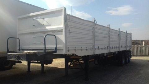 Used 2004 SA Truck Bodies Tri Axle Trailer with Mass Sides for sale