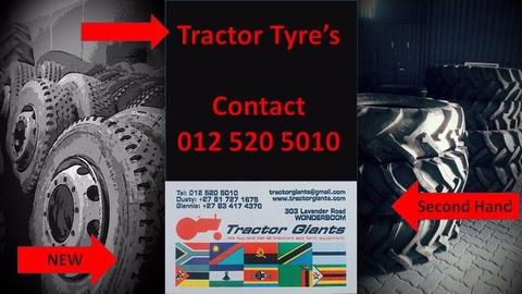 Tyres-Second hand and New Tractor Tyre's